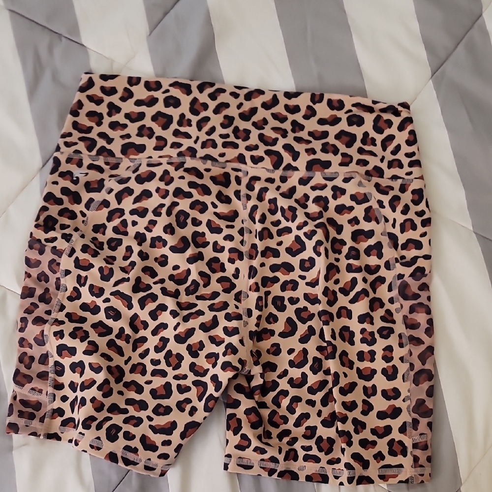 Leopard Print Women's Shorts